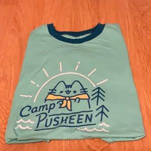 Camp Pusheen ringer tee